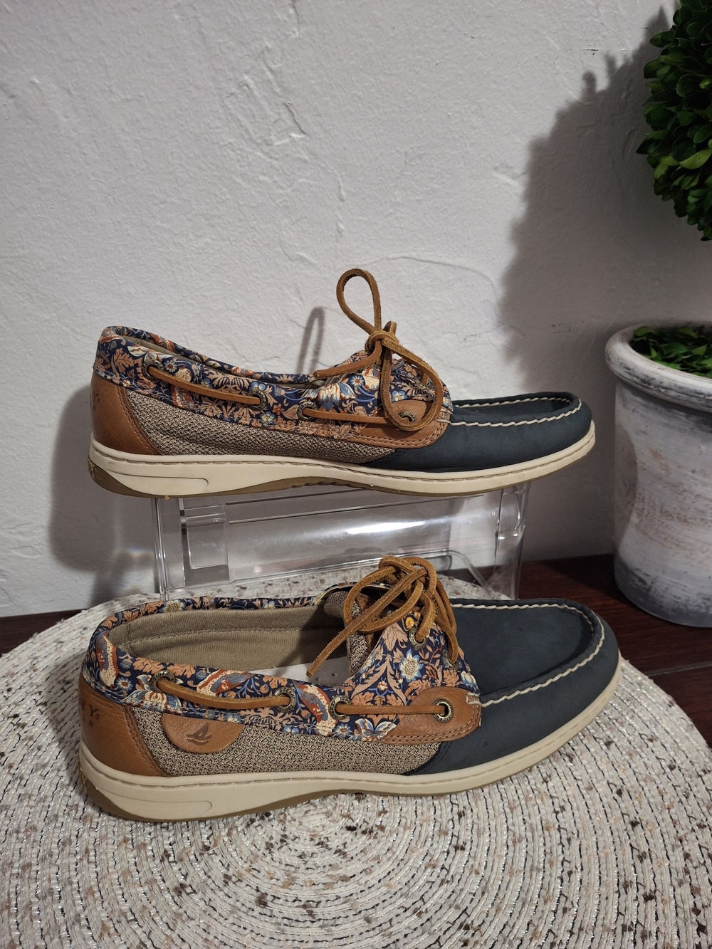 Women's Sperry Topsiders Bluefish Boat Shoes Size 8.5.